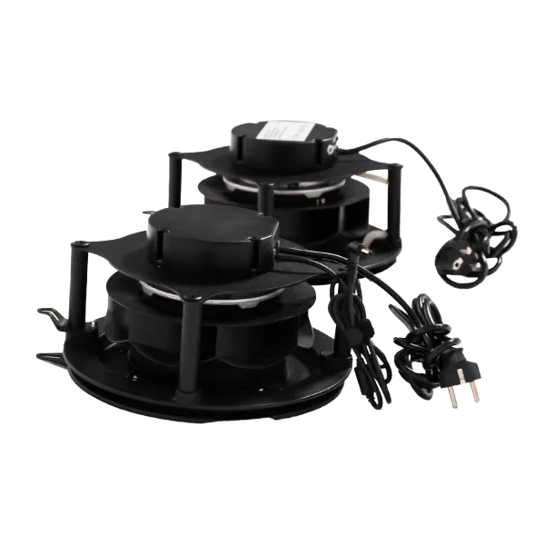 Два EC-вентилятора с суммарной производительностью 1 600 м³/ч